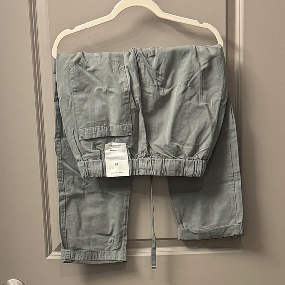 Citizens of Humanity Pony Cotton and Flax Drawstring Pants, Nova Green - Picture 8 of 11